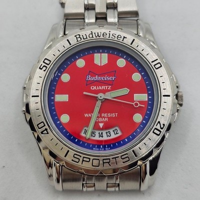 Budweiser Citizen CBM Official Wristwatch Vintage Deadstock NOS Rare 1990s