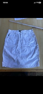Ernesto damen sommer rock weiss gr s schlitz