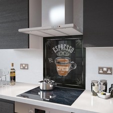 Glass Splashbacks Espresso Coffee and Accessories - Made By Premier Range