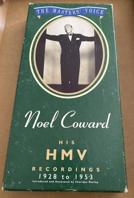 NOEL COWARD: THE MASTER S VOICE 4-CD Set 1992 His HMV Recordings 1928-1953
