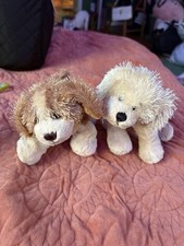 GANZ WEBKINZ Golden Retriever  Cocker Spaniel Dog Plush HM010 HS011 NO CODE Lot