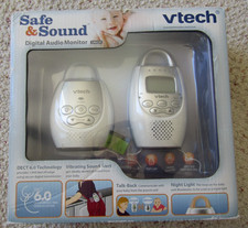 VTech DM221 Safe Sound Digital Audio Baby Monitor plus 1 Parent Unit Open Box
