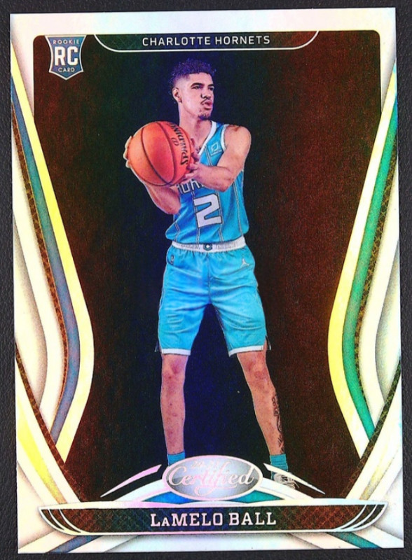 LaMelo Ball 2020-21 Panini Certified Silver Rookie RC Charlotte Hornets #198