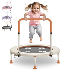 36'' Toddler Trampoline, ASTM Certified-Foldable Mini Trampolines for Kids Ag...
