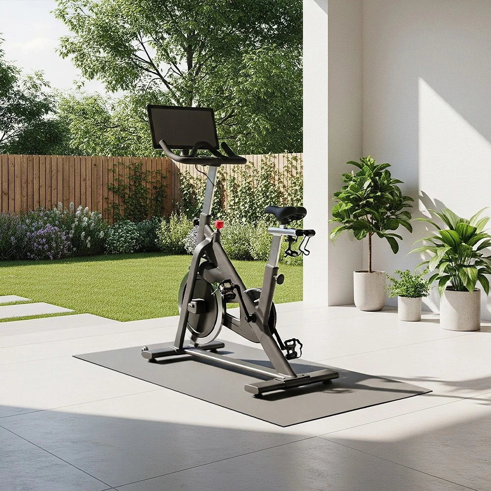 Rubber-Cal TFS-121 Exercise Bike Mat - Thumbnail 3