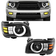 Headlights Assembly Set for 2001-2004 Tacoma Chrome Housing 81150-04110