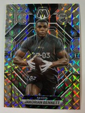 2023 Panini Mosaic - Jakorian Bennett (RC) - Silver Mosaic Prizm #327 - Raiders