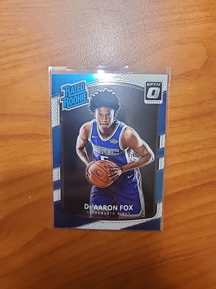 2017-18 Panini Donruss Optic - Rated Rookie De'Aaron Fox #196 (RC) Kings/Spurs