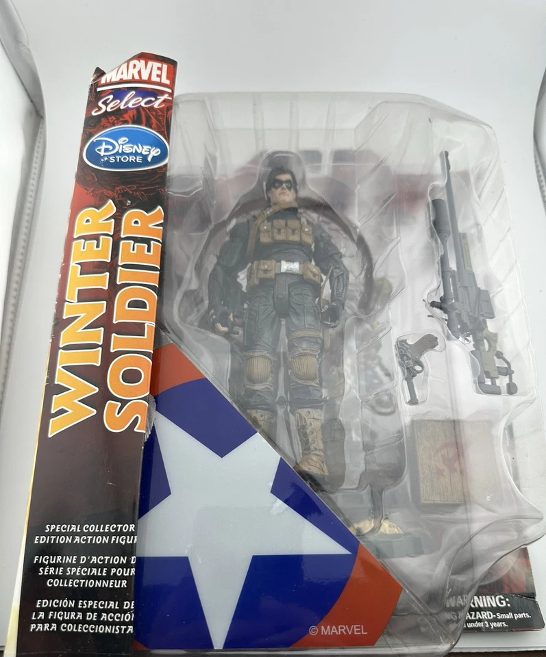 Marvel Diamond Select Exclusivo SOLDADO DE INVIERNO Bucky Barnes Disney Marvel Select Foto 3 de 4