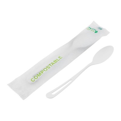 Restaurantware-Basic Nature 7.5 Inch Cpla Spoons 250 Disposable Plastic Cutlery