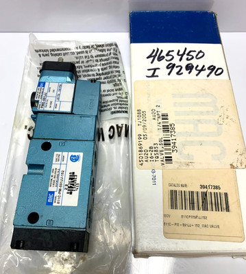 MAC 811C-PM-591JJ-152 24V 4-WAY 2 POSITION SOLENOID VALVE 811C-PM-591JJ-152