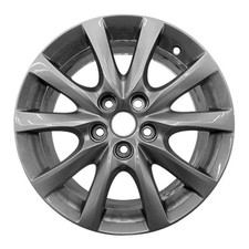 Alymx010u20 - 5 V-spoke Sparkle Silver 17x7.5 Wheel Fits 14-17 Mazda Mazda 6