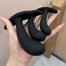 Silicone Anal Butt Plug Training Starter Kits Beginner Trainer Set Sex Toy Women