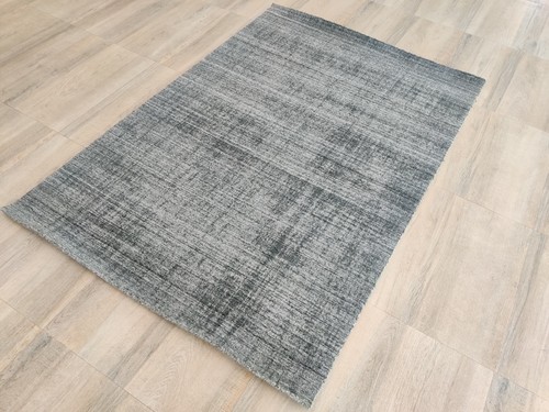 Concrete Grey 4 x 6 Handmade Loomed Area Rugs 100% Wool Carpets Shear 120x180 cm - Picture 22 of 24
