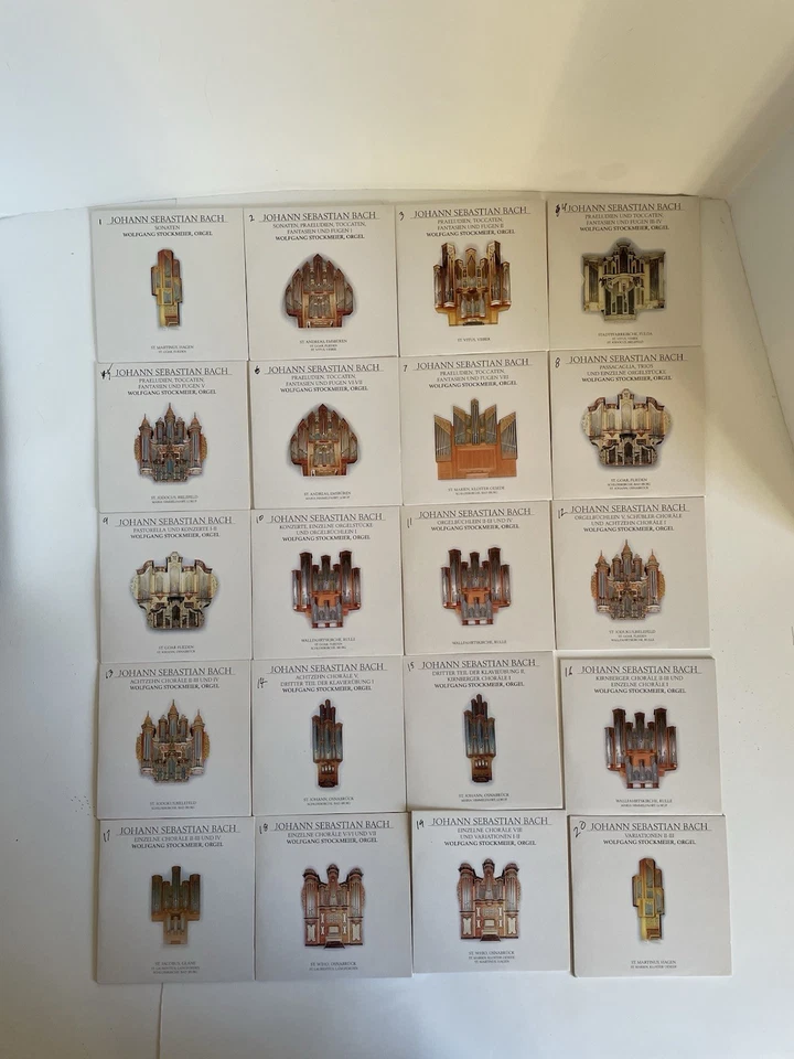Johann Sebastian Bach Das Orgelwerk Complete Organ Works 20 CD Box Set - Image 4 of 4