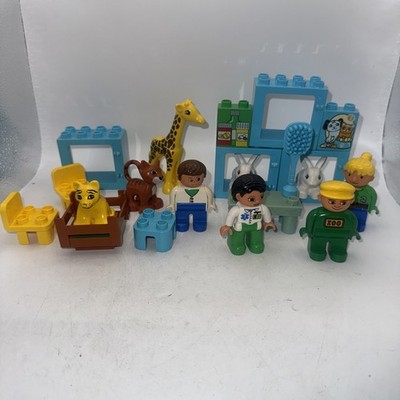 Huge Lot Of Lego Duplo First Zoo Animal Safari Action Figure Giraffe Lion Cat
