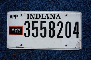 Indiana Apportioned License Plate PTR