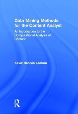 Data Mining Methoden für den Content Analysten - 9780415895132