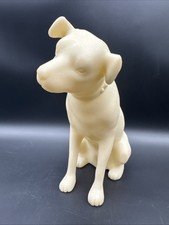 Vintage RCA Nipper Dog Plastic Blow Mold 10.25” Display READ