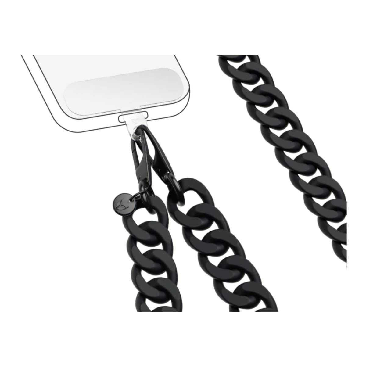 Cordon téléphone universel Force Case en maille tressée haute densité avec mousqueton acier