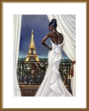 Bead Embroidery Kit "Evening Paris" Beaded Stitching Beadwork Nova Sloboda