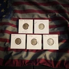 Lot Of 5 Dated Buffalo Nickels     Lot #459
