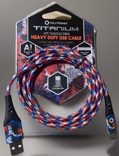 USB-C Cable 6ft Fast Charging Data Sync Braided Heavy Duty Tangle Free Iphone