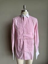 Ralph Lauren Purple Label Sartorial Men  s 14.5 / XS Pink Tuxedo Shirt