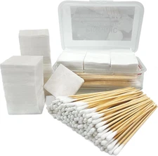 Gun Cleaning Kit - Cotton Swabs and Patches for Most Firearm Calibers
