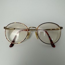 Vintage Guess Gold Tortoise Round Eyeglasses - GU300 - 50-20-135 - Logo