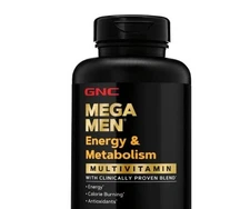 GNC Mega Men Energy & Metabolism Multivitamin 90 Caplets Dietary Supplement New