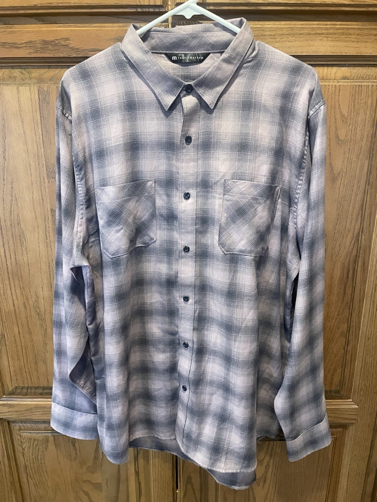 Travis, Matthew Extra Large, Button-Down, Purple … - image 1