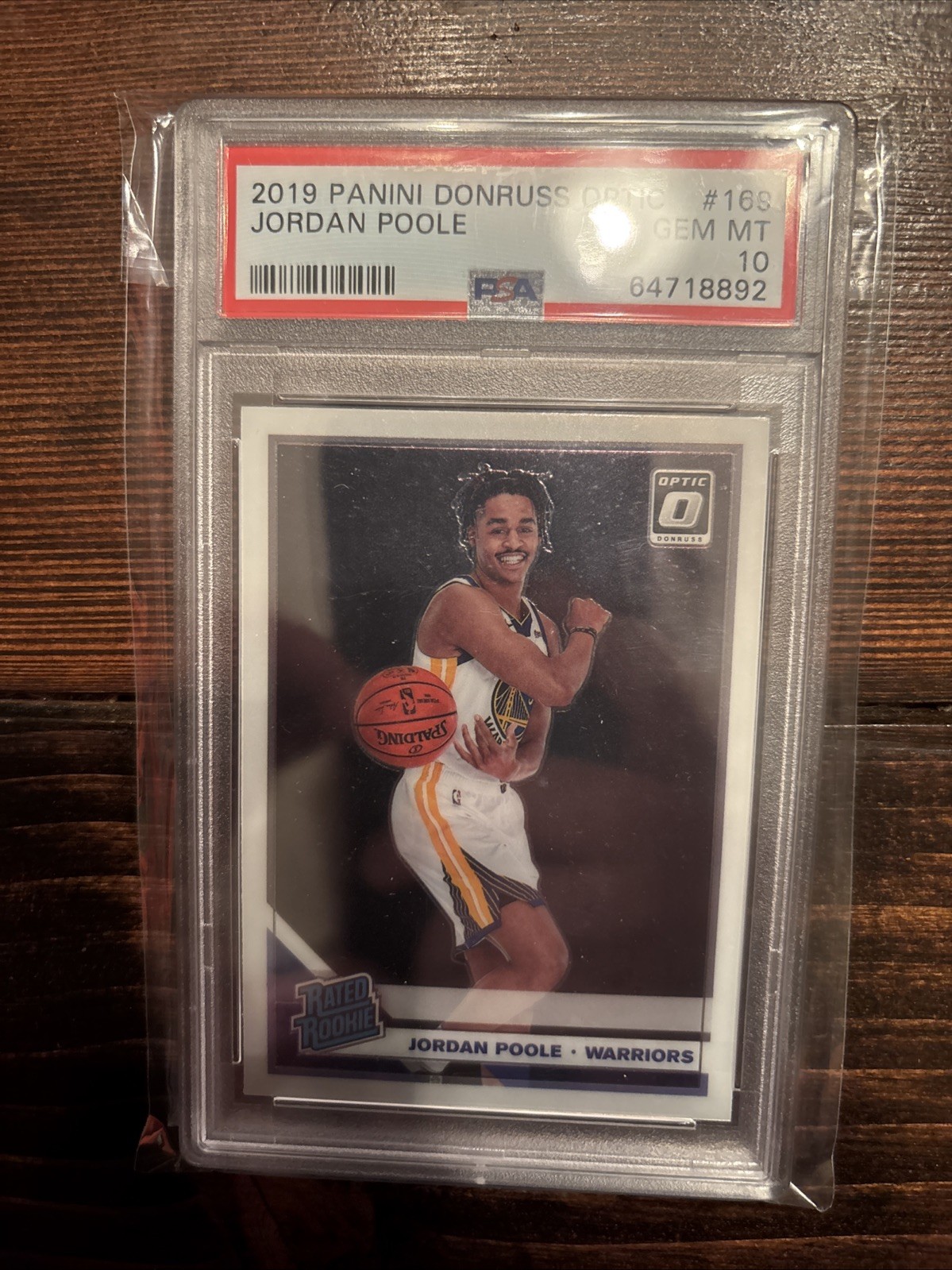 2019-20 Panini Donruss Optic - Rated Rookie Jordan Poole #169 (RC)