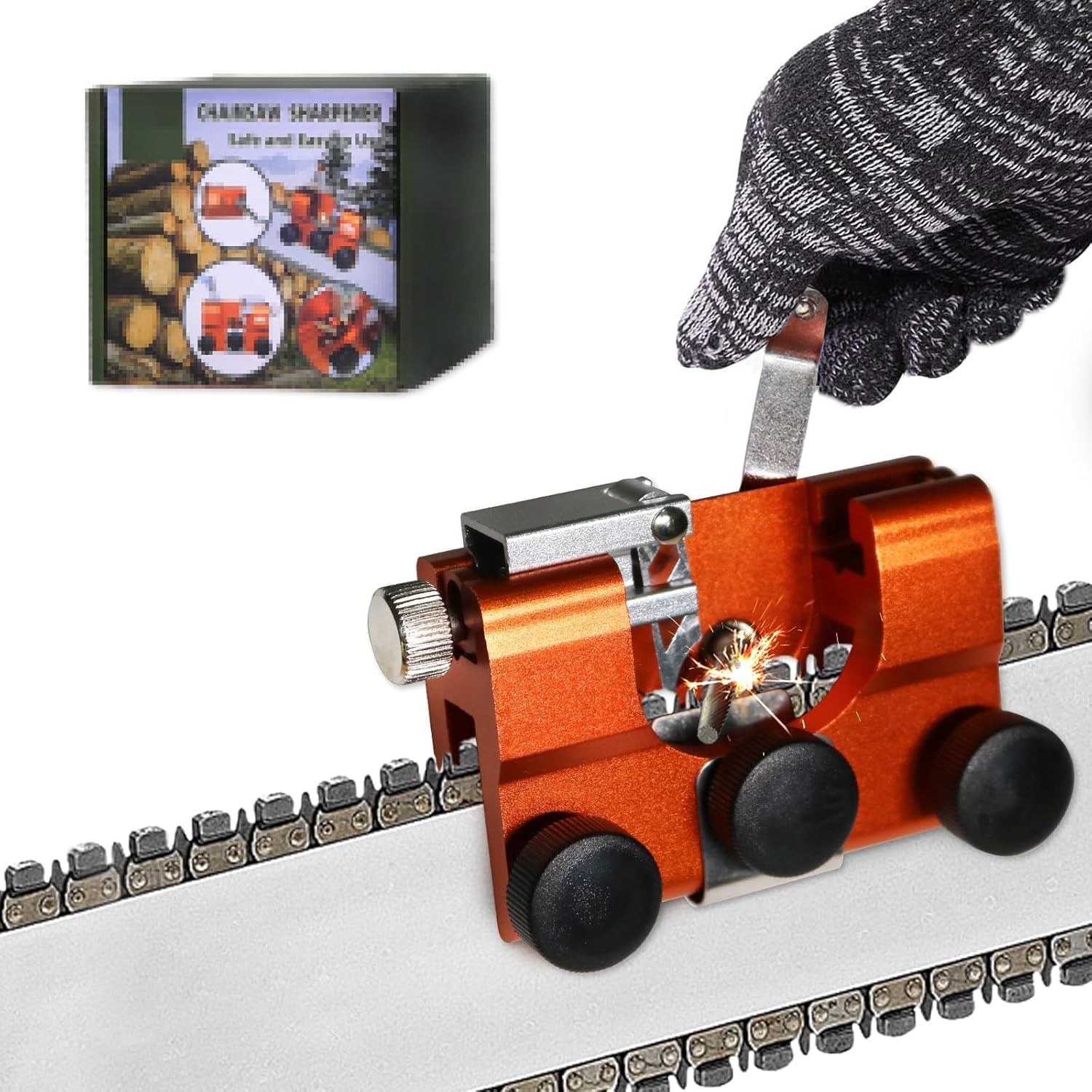 2025 Universal Chainsaw Sharpener Kit for All Chainsaw Types