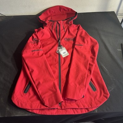 NWT Trimark Red Hooded Full Zip Jacket Coca-Cola Zero Sugar Women's M