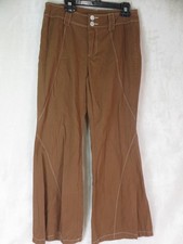 Shein Pants Women's Size 2 Bell Bottom Y2K Style Brown Flared