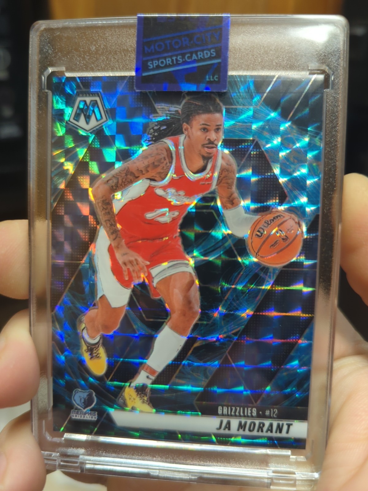 2024-25 Panini Mosaic - Ja Morant #195 Genesis Mosaic Prizm GRIZZLIES  Case Hit