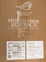Asus Rog Strix XG27ACS (27 Zoll) Wqhd Ips Led 180Hz Gaming Monitor Schwarz Neu