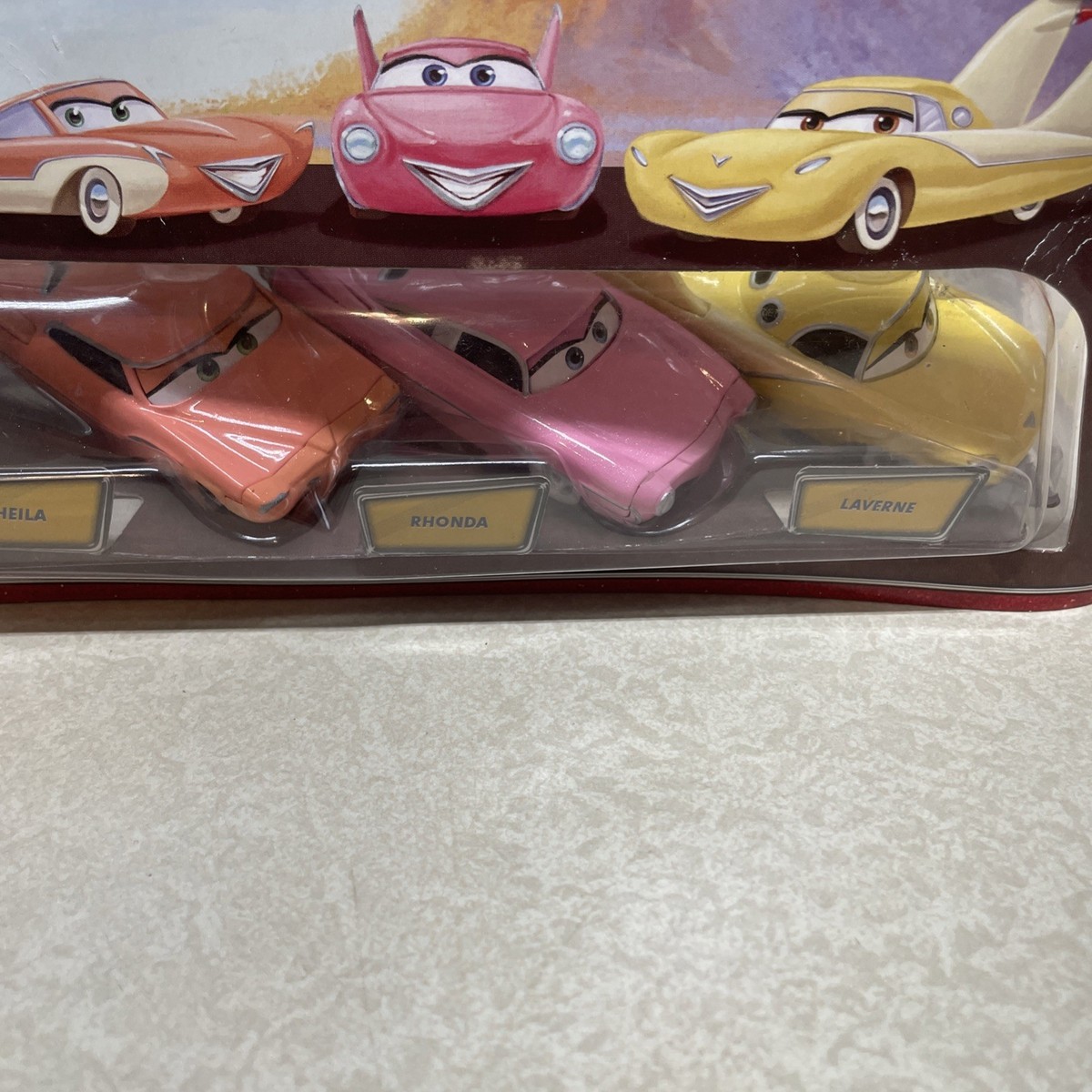 2008 Disney Pixar Cars STORY TELLERS SHOWSTOPPERS LAVERNE SHEILA