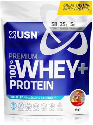 USN 100% Premium Whey Protein+, 2000 g Beutel, Wheytella