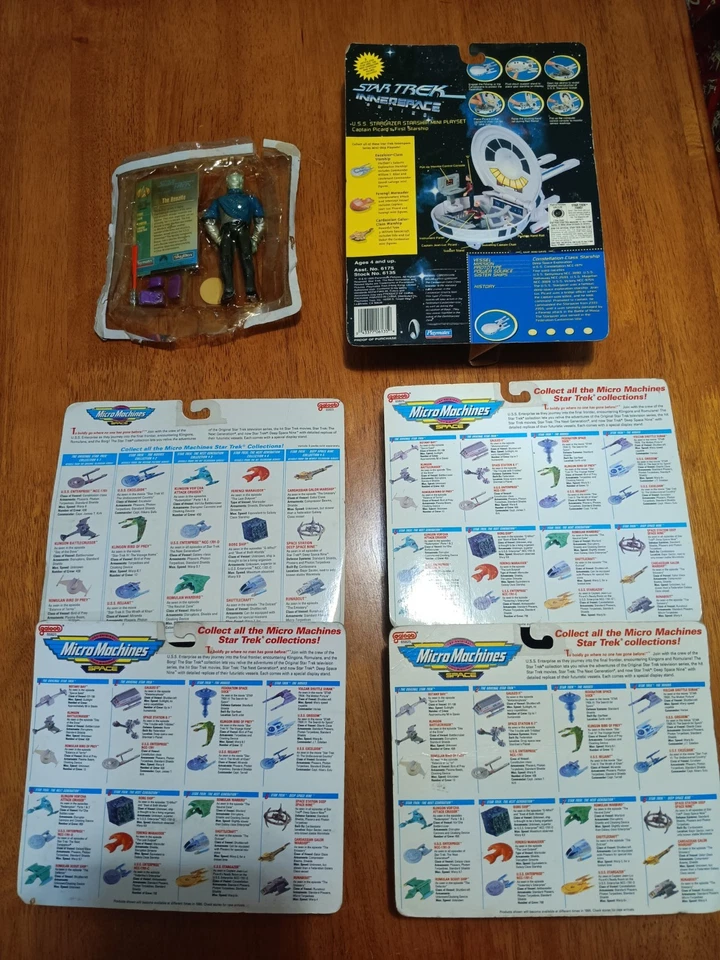 RARE LOT OF Micro Machines STAR TREK-ORIGINAL-NEXT GENERATION-DEEP SPACE - Image 2 of 4