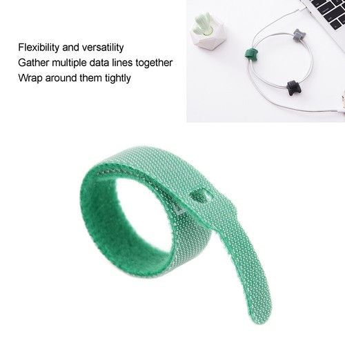 15pcs Fastening Straps Nylon Reusable Adjustable Cord Fastener Tie AM9 - Afbeelding 20 van 24