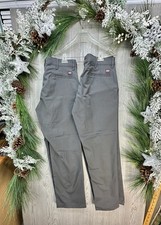 Red Kap Men Pants Size 34x32 NEW W/ Tags Uniform Work Business Gray Lot Of 2