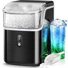 Nugget Ice Maker Countertop, 35Lbs/Day Portable Table Top Machine with Chewab...