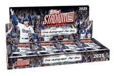 2025 Topps Stadium Club Baseball Hobby Box FACTORY SEALED
