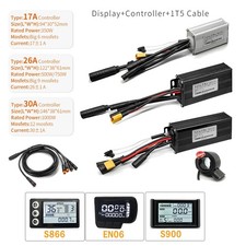 EBike 24V/36V/48V 17A-30A Controller mit Disp...