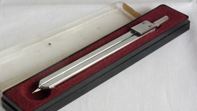 Vintage Rotring Kompass Zeichenset Zeichenwerkzeug im Originalkarton