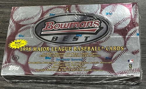 1998 Bowman's Best Baseball Hobby Box 24 Packs Per Box 6 Cards Per Pack Sealed