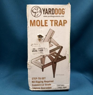 New/Boxed Yard Dog Mole Trap Step to Set