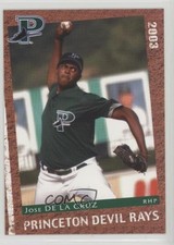 2003 Grandstand Princeton Devil Rays Jose De La Cruz 1p1